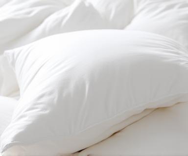 White fluffy duvet insert